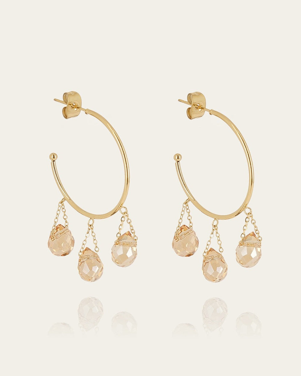 Méliora Earrings (Gold-Plated Steel)
