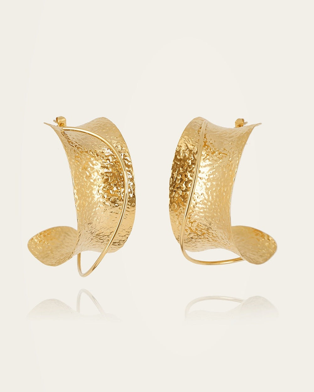 Boucles d'oreilles Burano (Acier doré)