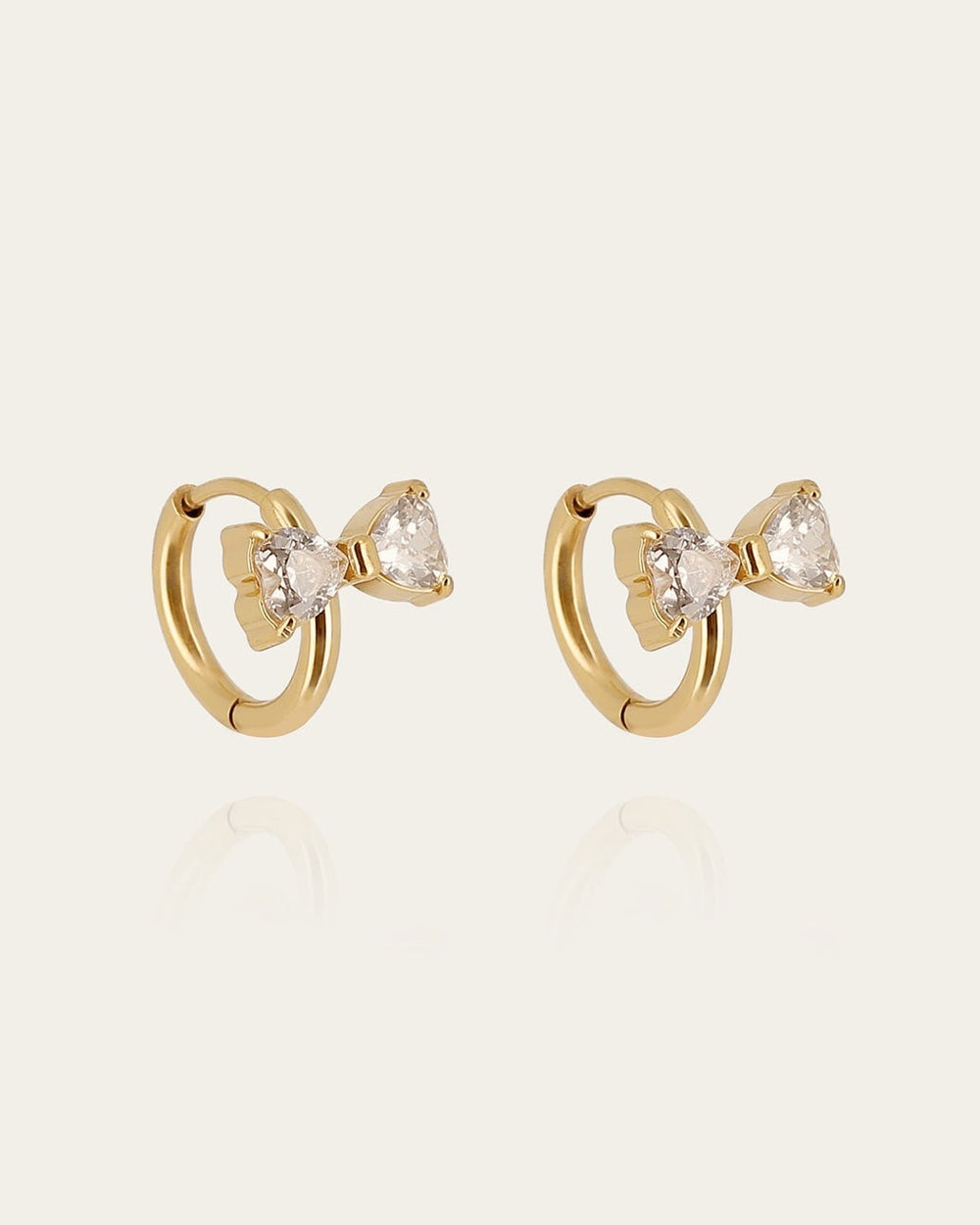 Svala Earrings (Gold-Plated Steel)