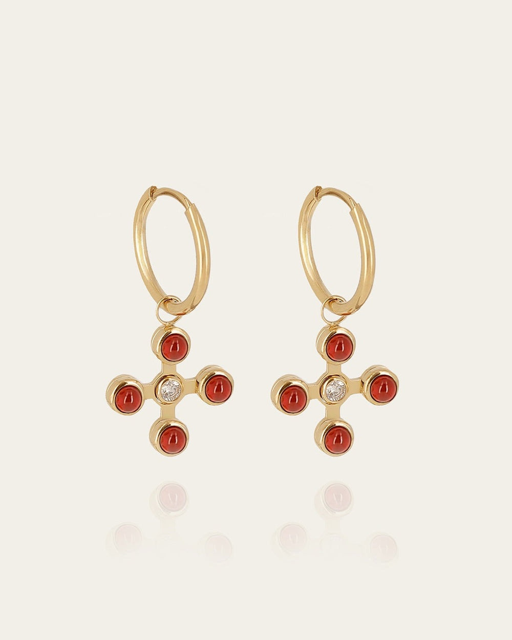 Élova Earrings (Gold-Plated Steel)