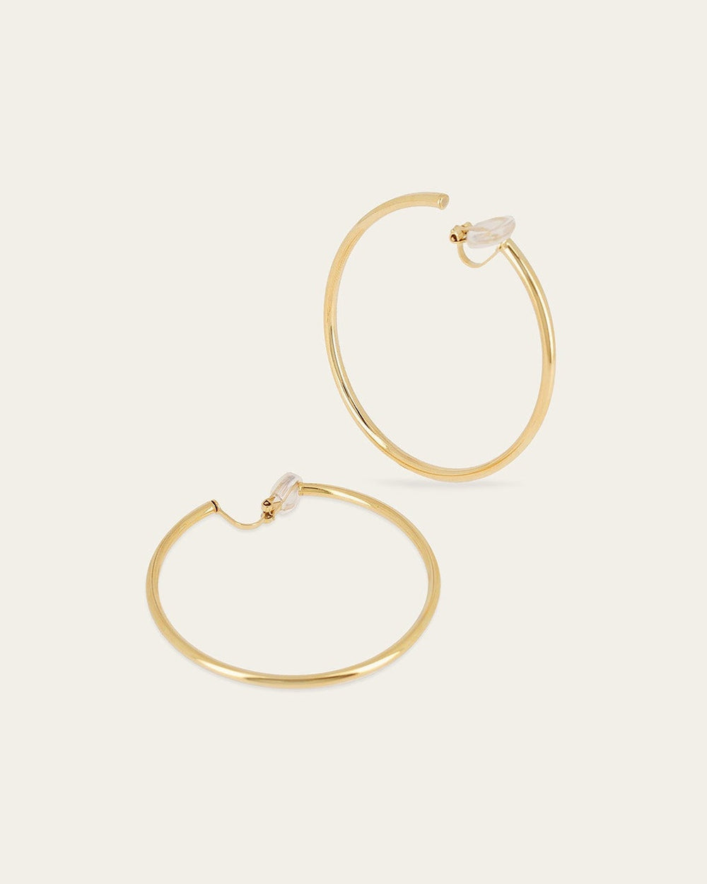 Samira Clip-on earrings (Gold-plated steel)