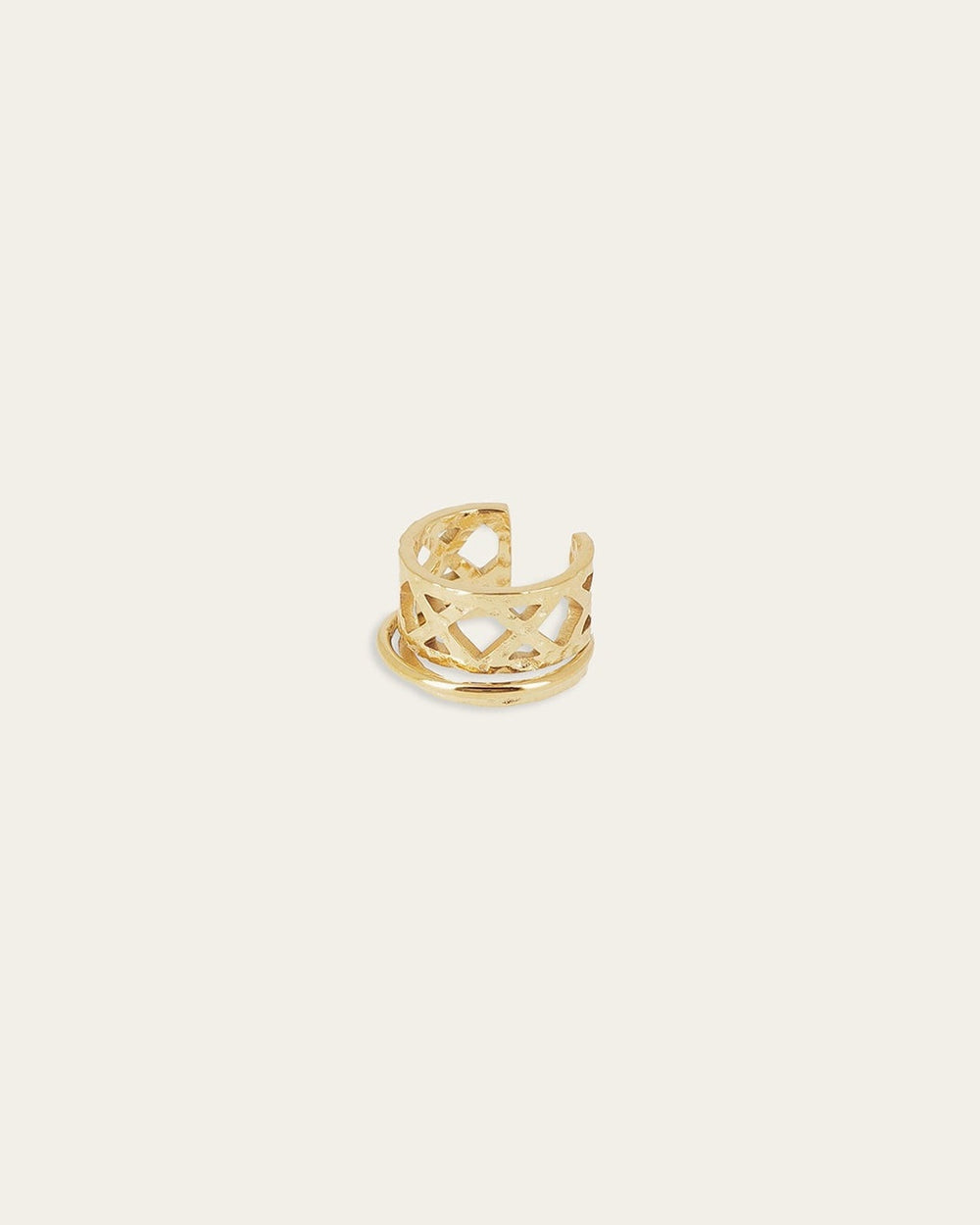 Earcuff Ludivine (Acier doré)