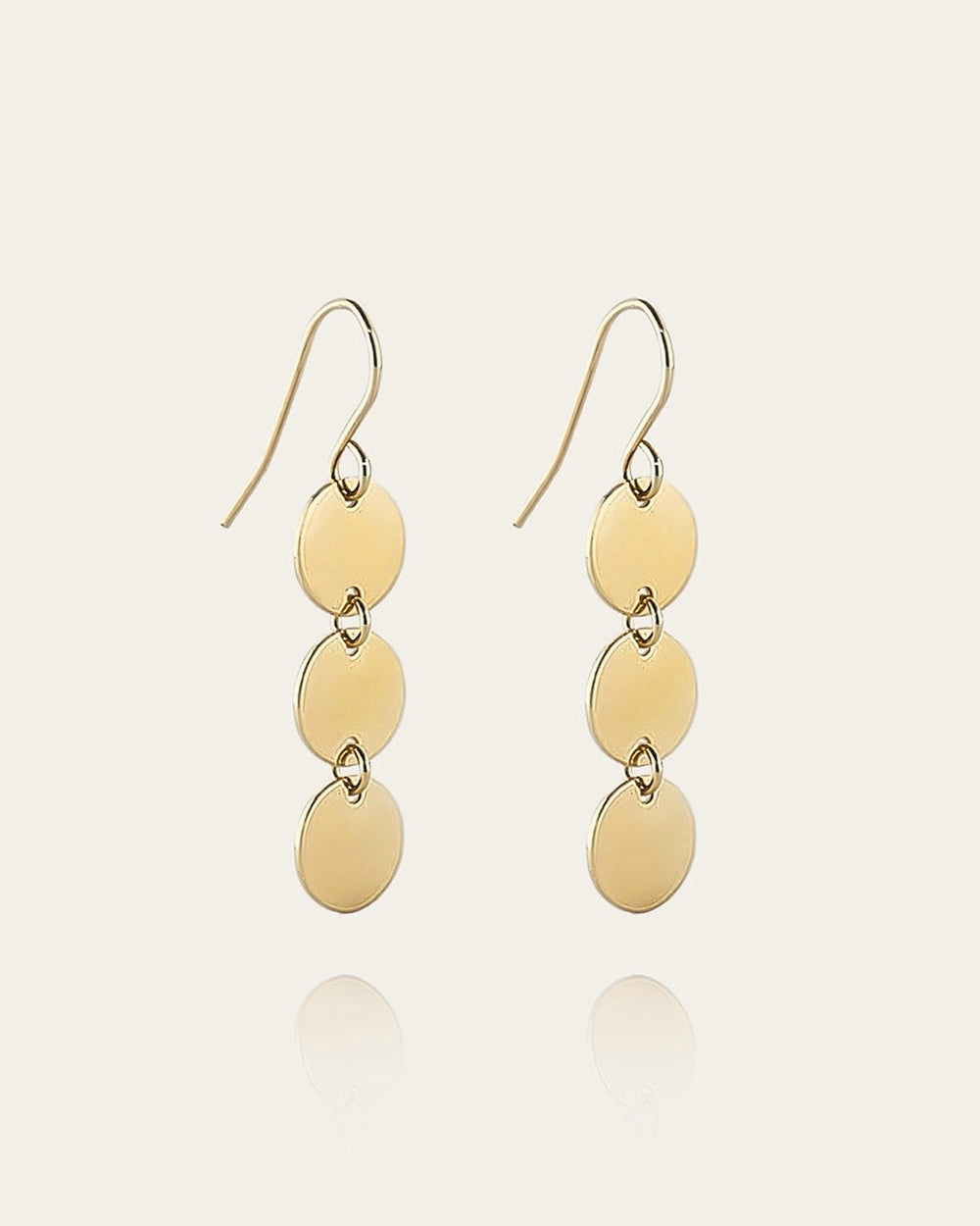 Boucles d'oreilles Cardin (Acier doré)