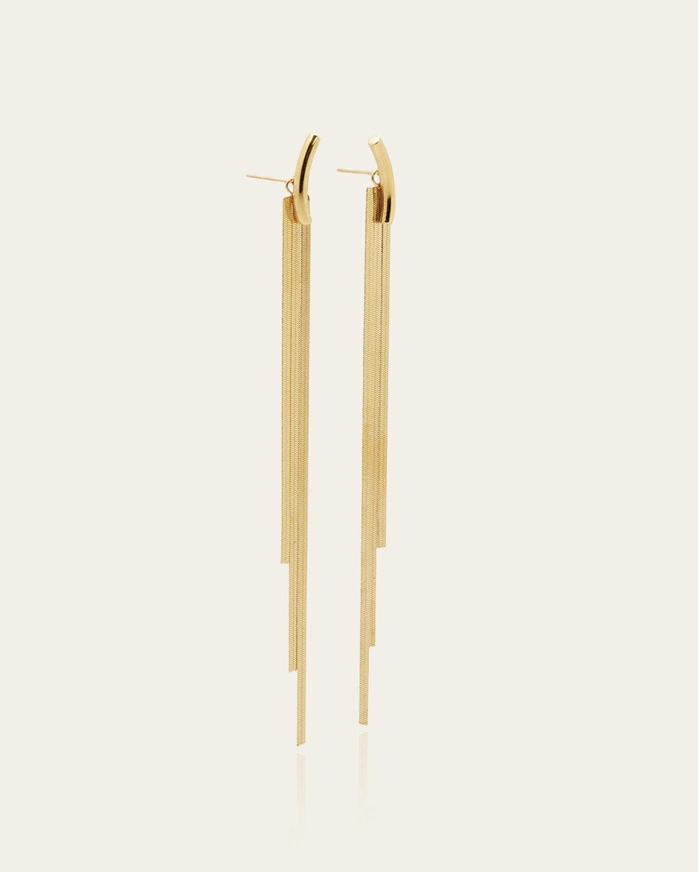 Boucles d'oreilles Kerry (Acier doré)