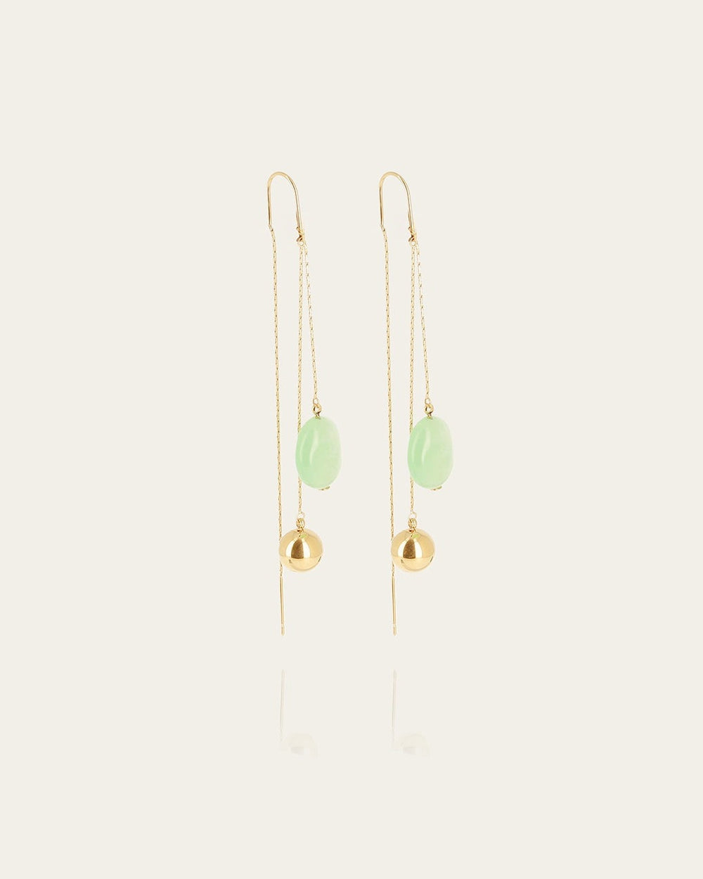 Boucles d'oreilles Gracia (Acier doré)