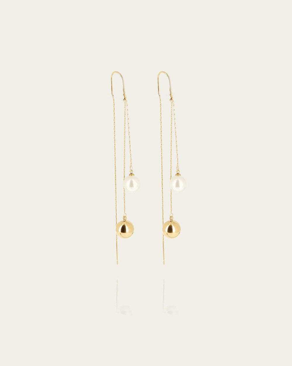 Darie earrings (Gold-plated steel)