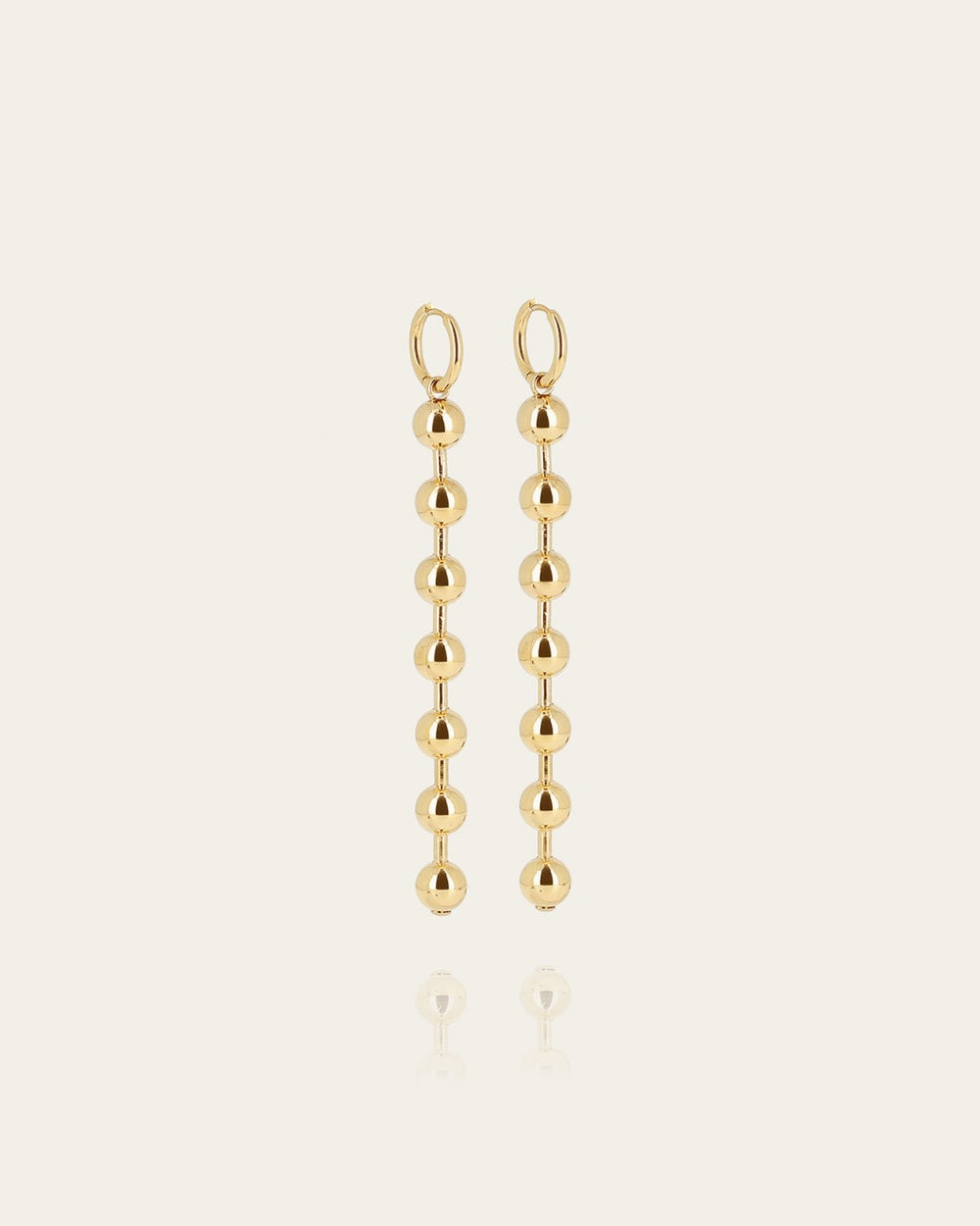 Boucles d'oreilles Numa (Acier doré)