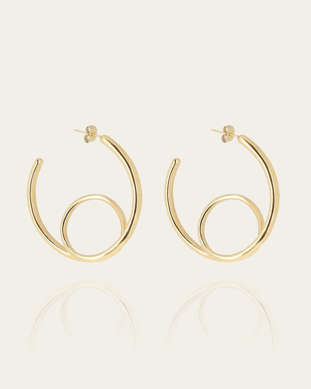 Vicky Earrings (Gold-plated steel)
