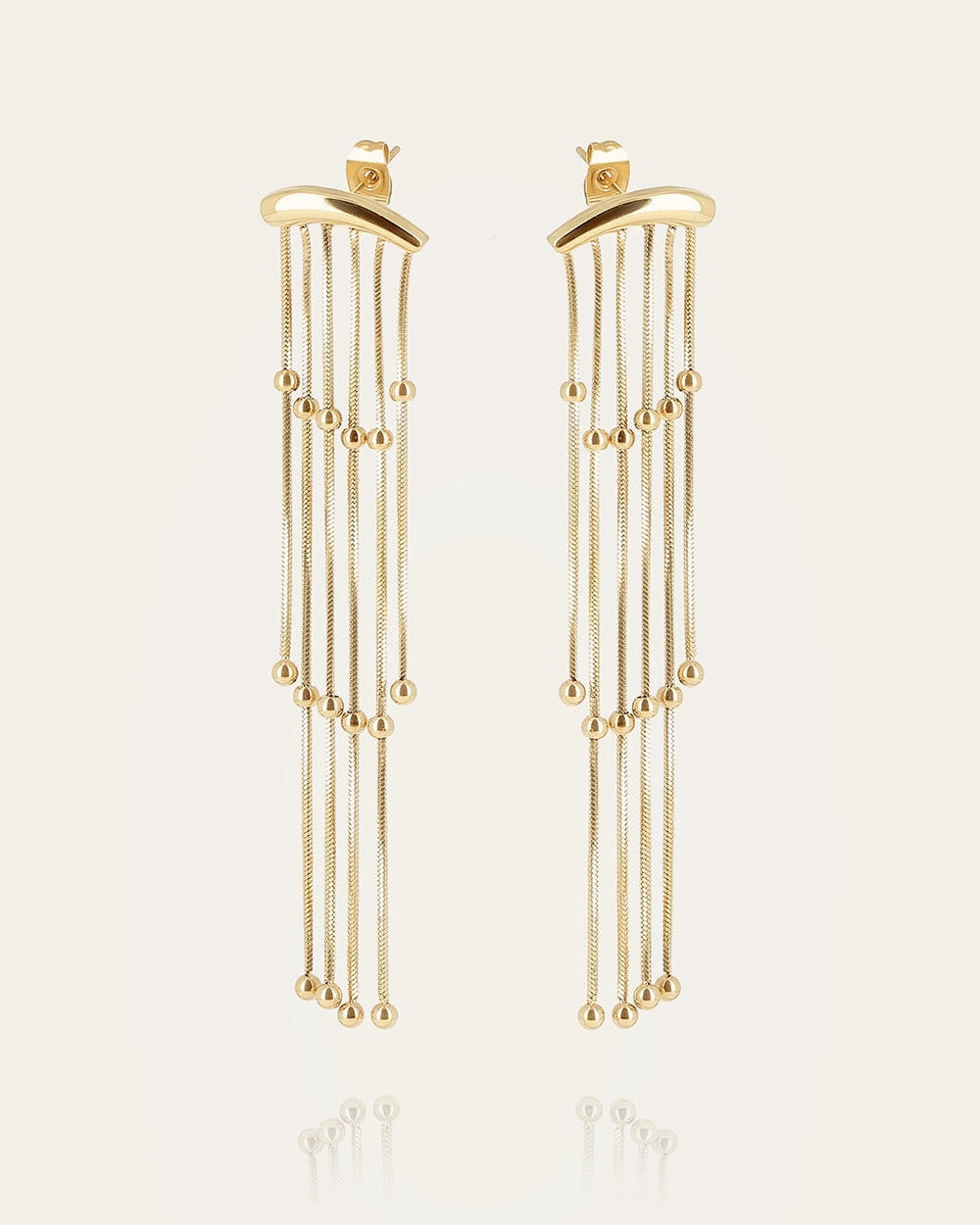 Alceo Earrings (Gold-plated Steel)