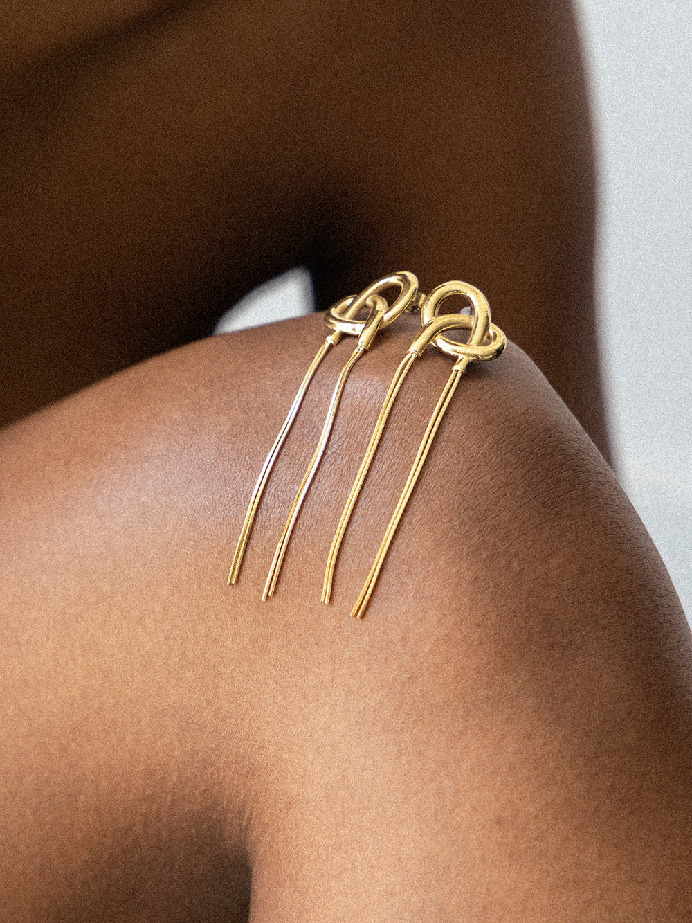Boucles d'oreilles Bretzel 