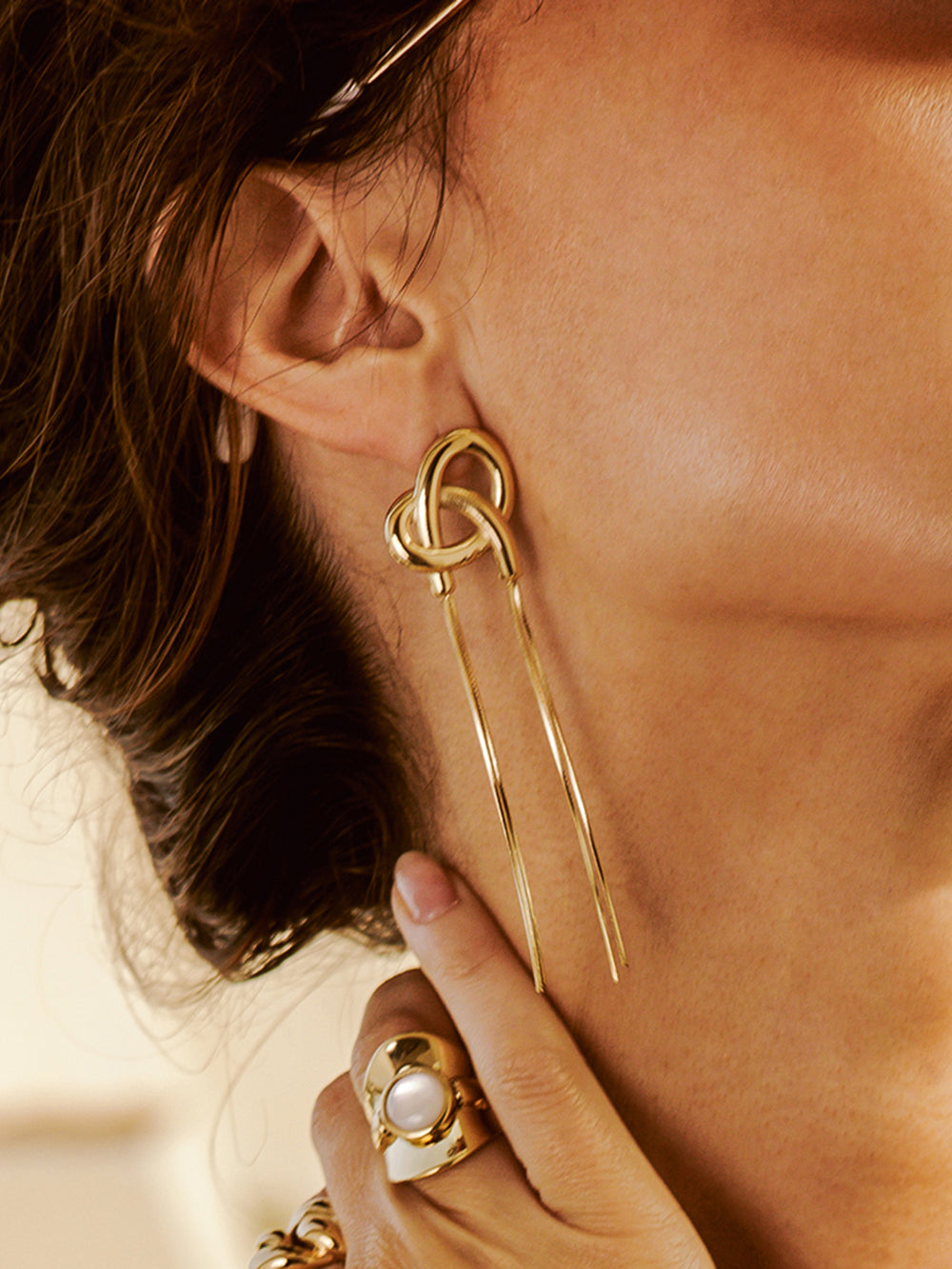 Boucles d'oreilles Bretzel 