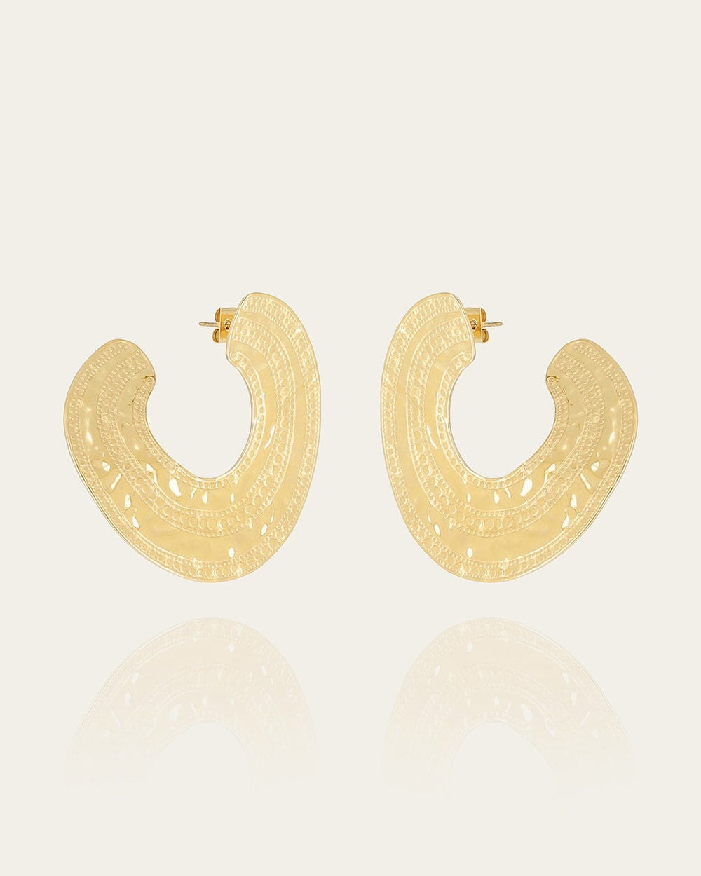 Poehere Earrings (Gold-plated Steel)