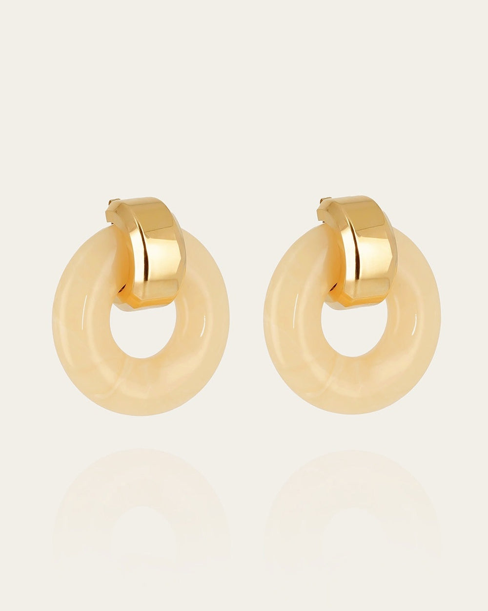 Hereiti Earrings (Gold-plated Steel)