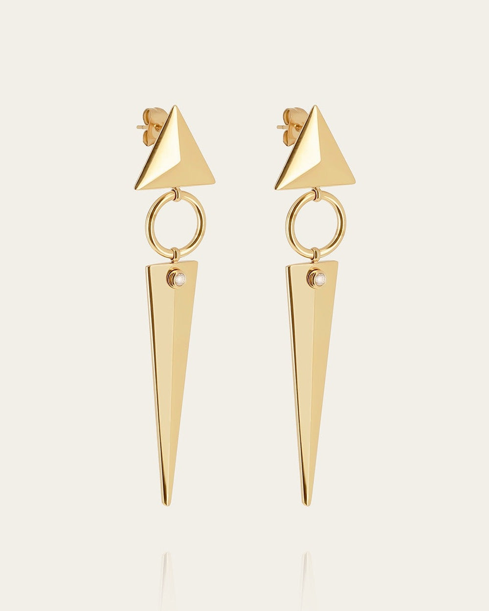Jabari Earrings (Gold-plated Steel)