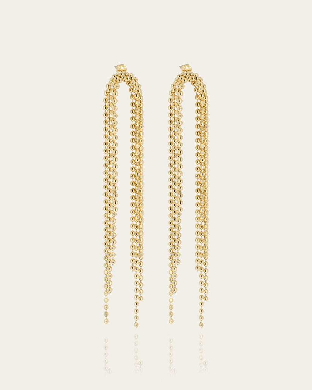 Boucles d'oreilles Judy (Acier doré)