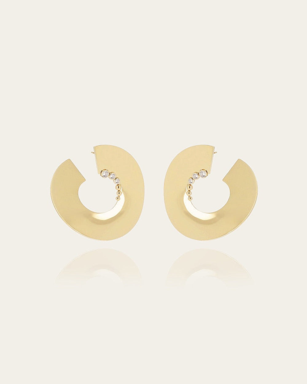 Sanji Earrings (Gold-plated Steel)