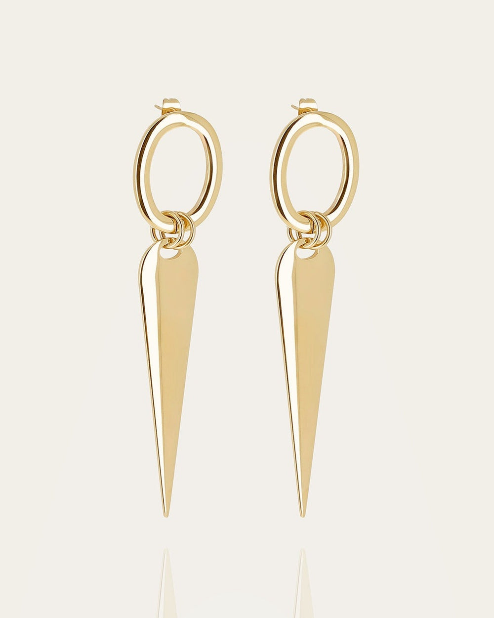 Brogy Earrings (Gold-plated Steel)