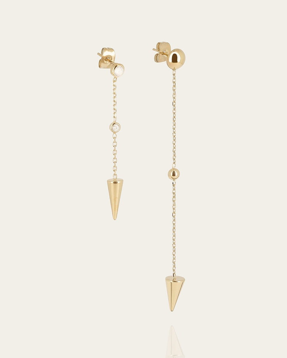 Moka Earrings (Gold-plated steel)