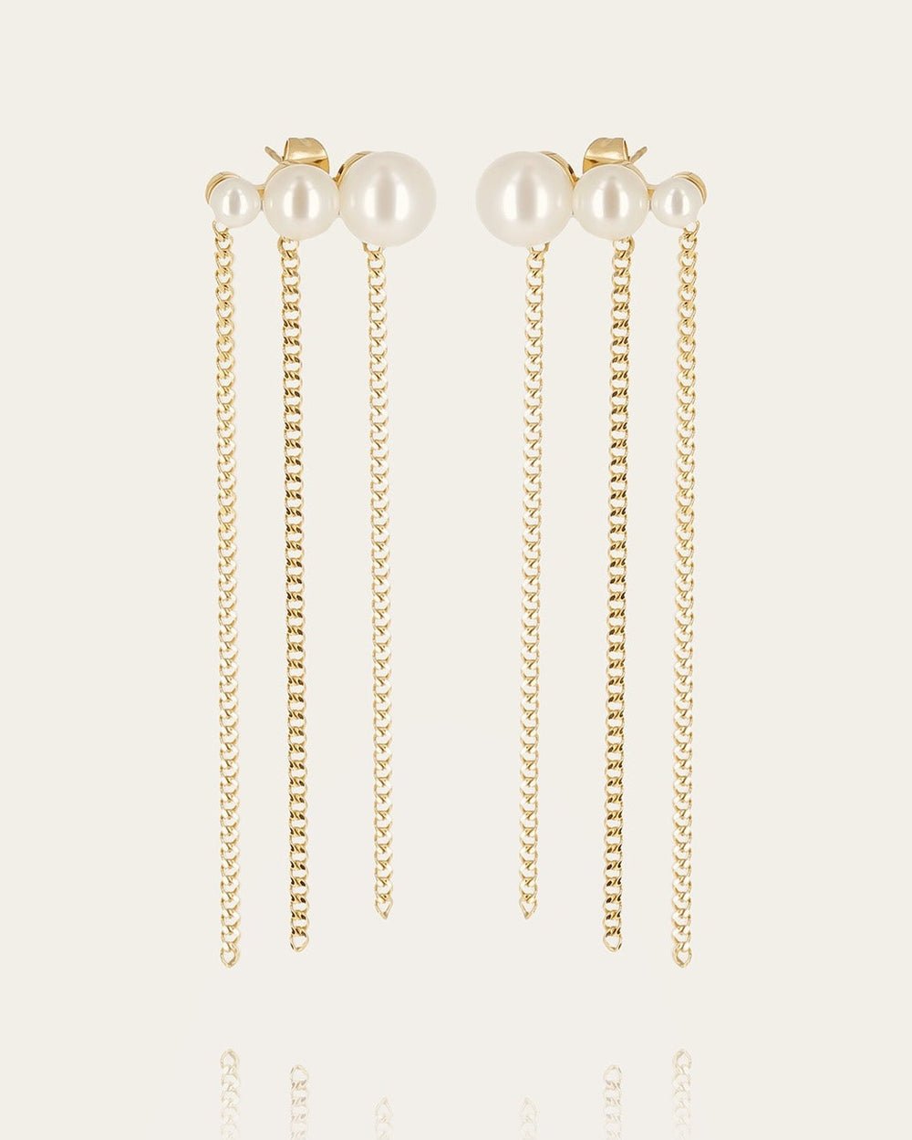 Tellus Earrings (Gold-plated steel)