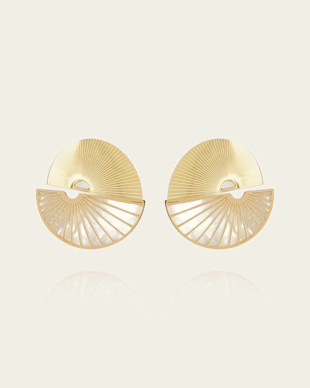 Mirage Earrings (Gold-plated steel)