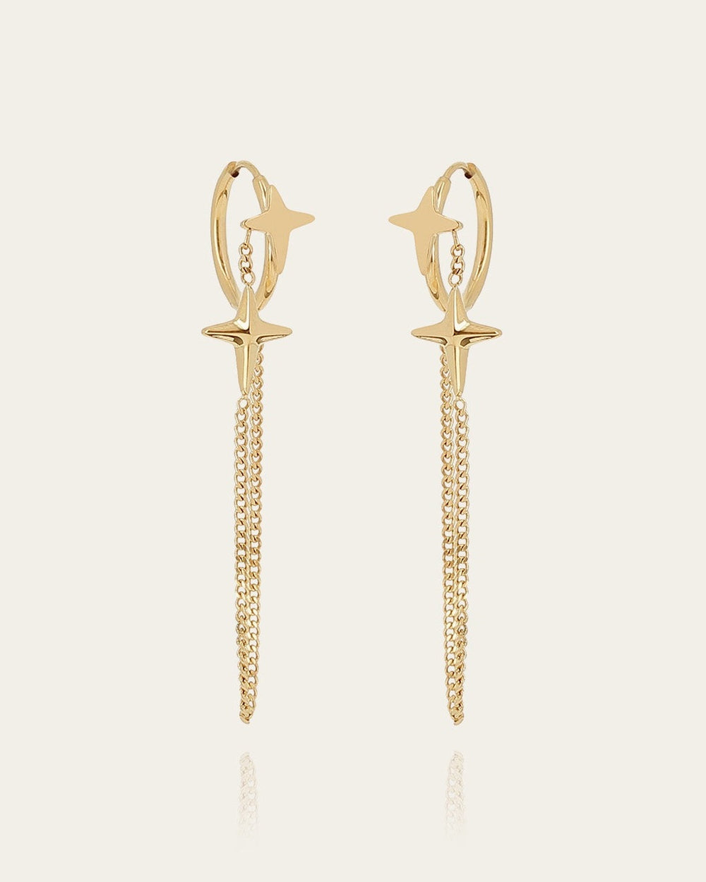 Erbajolo Earrings (Gold-plated steel)