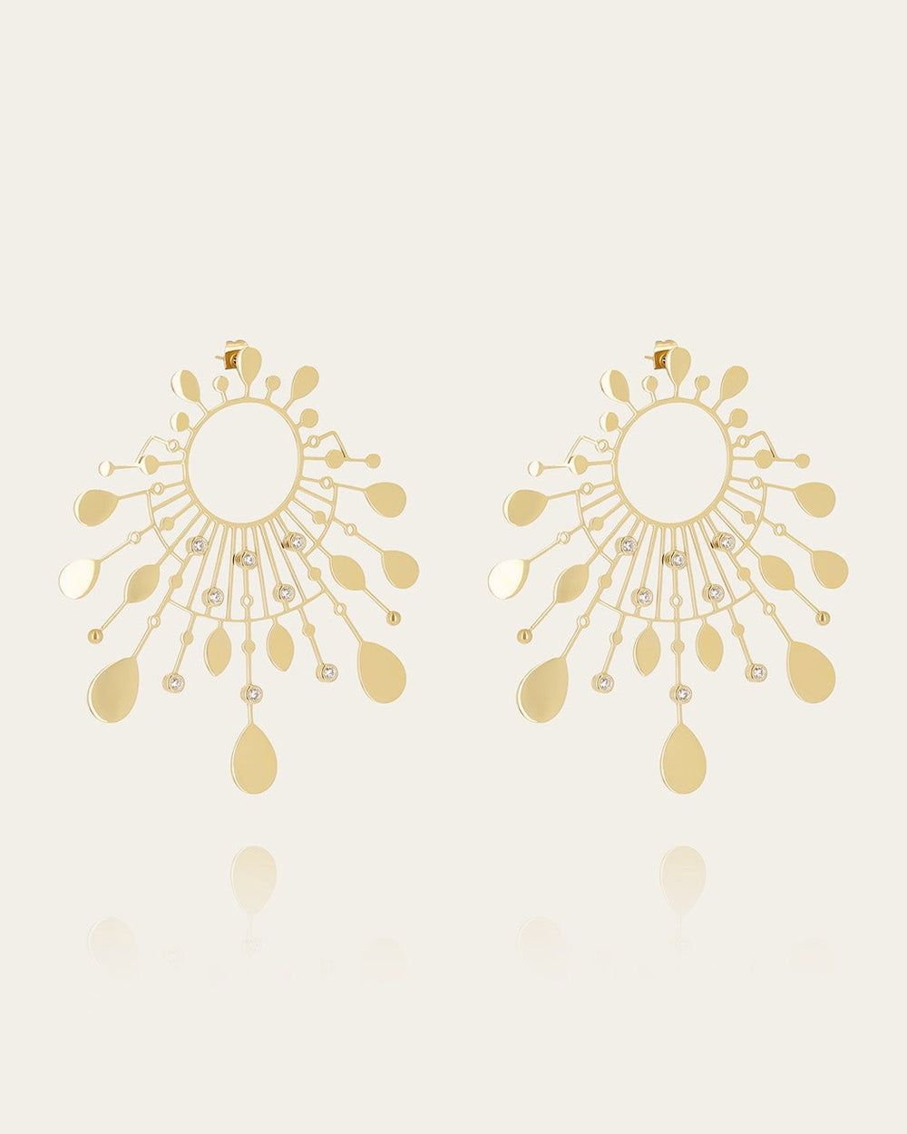 Nikka earrings (Gold-plated steel)