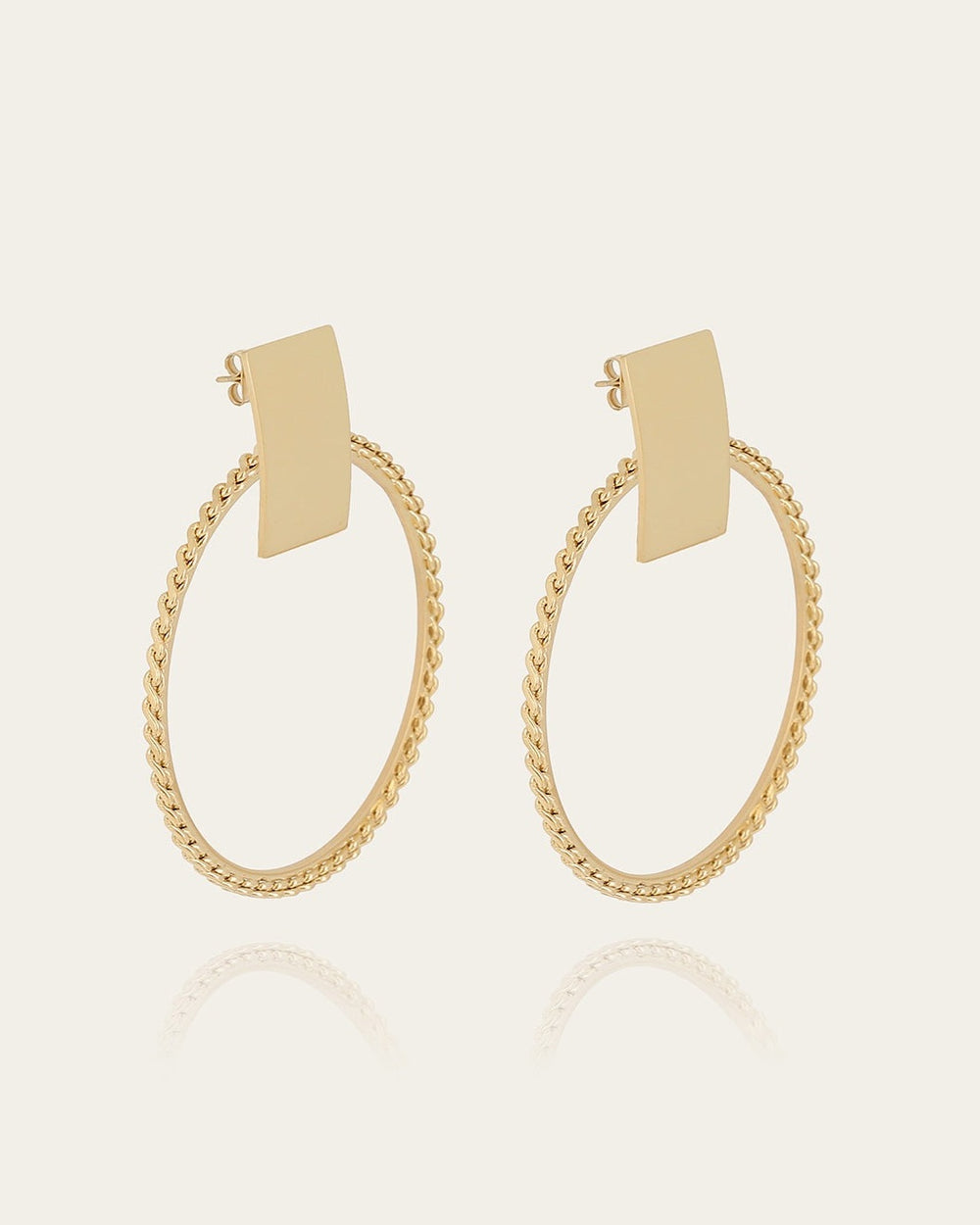 Nolina Earrings (Gold-Plated Steel)