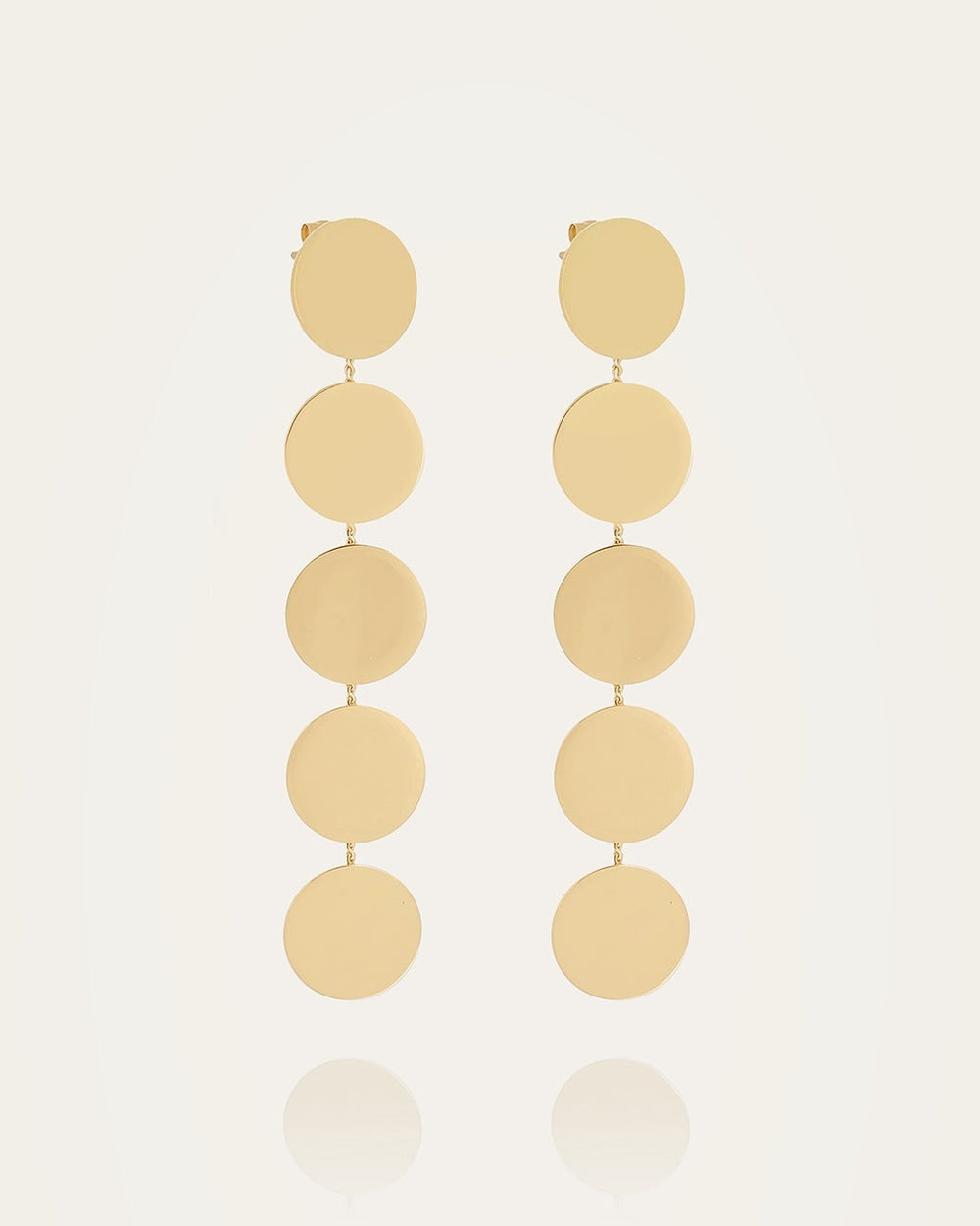 Belisa earrings (gold-plated steel)