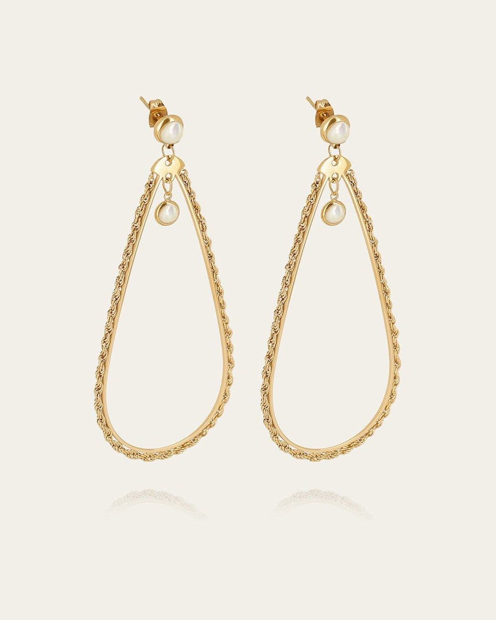 Iléna Earrings (Gold-Plated Steel)