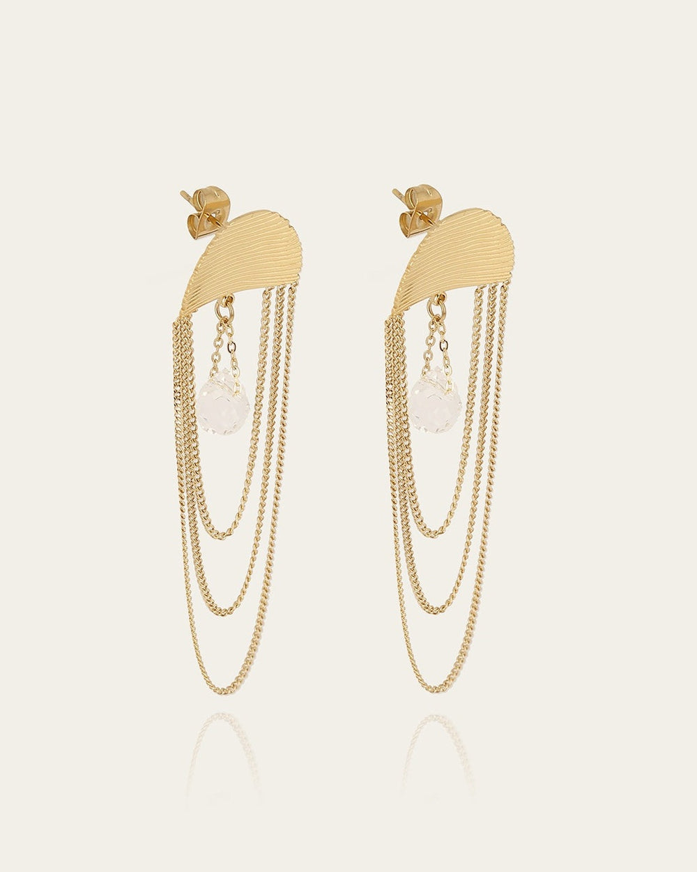 Calyne Earrings (Gold-Plated Steel)