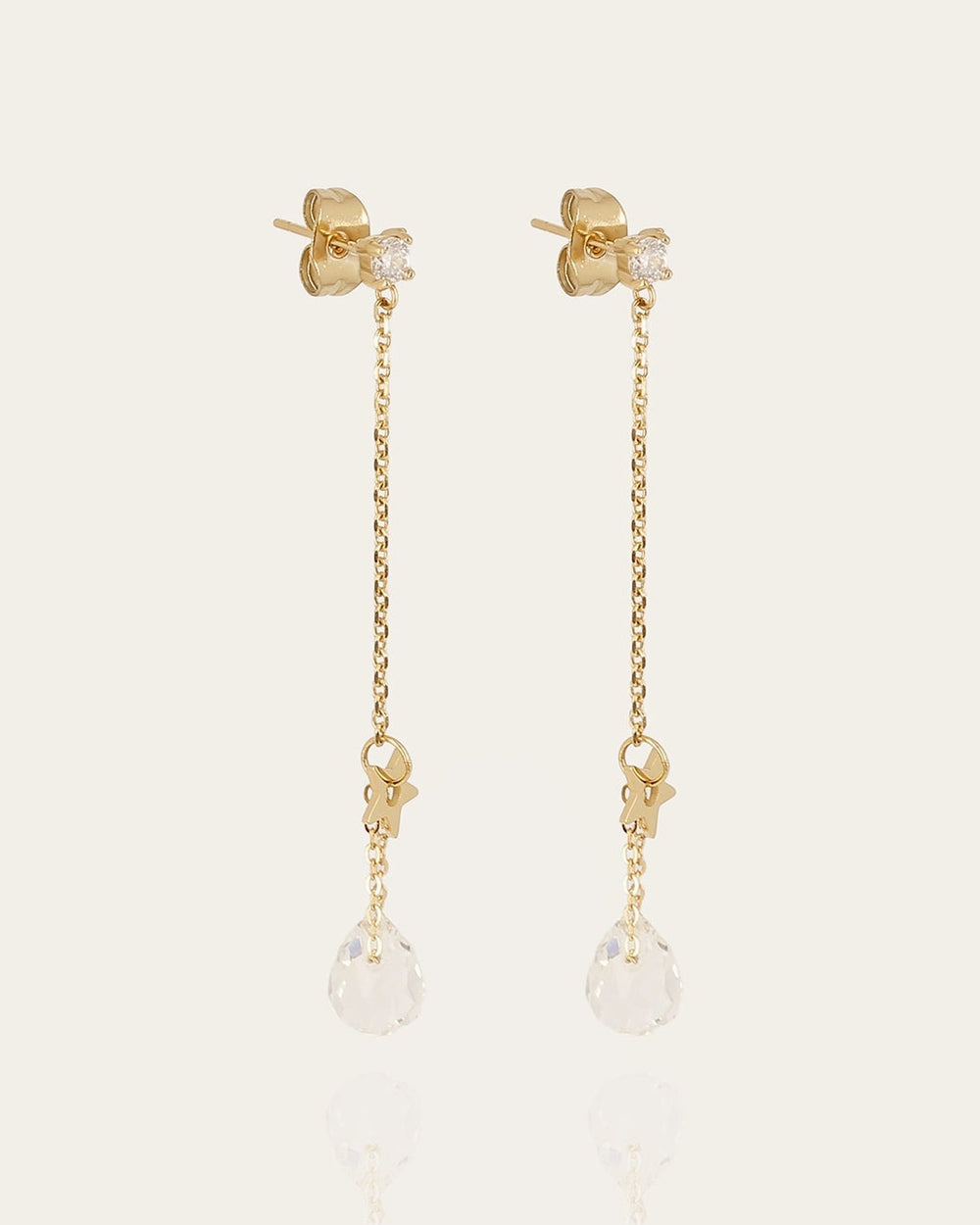 Orine earrings (gold-plated steel)