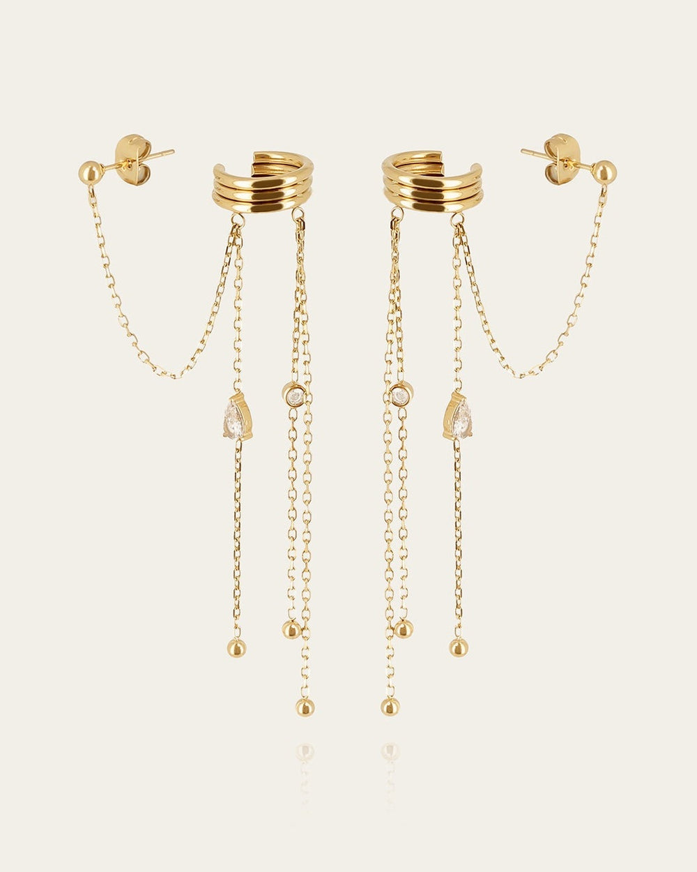 Elior Earrings (Gold-Plated Steel)