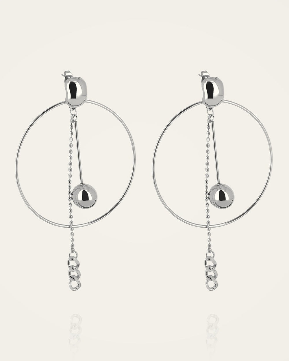 Ash Earrings (Steel)