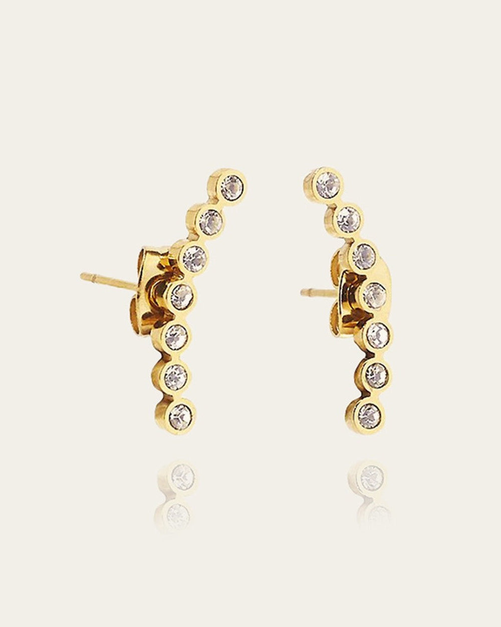 Pitt Earrings (Gold-plated Steel)