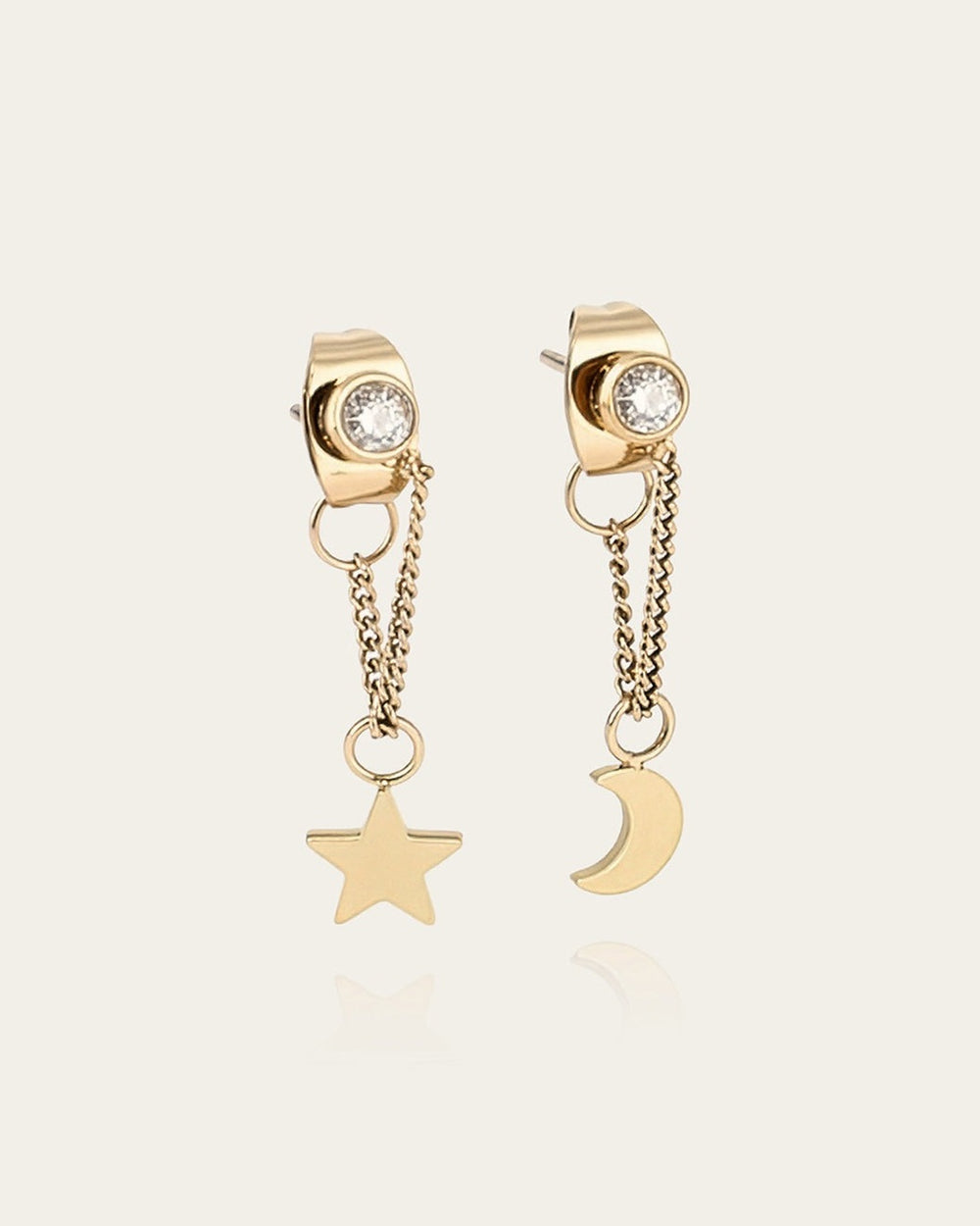 Sky Earrings (Gold-plated steel)