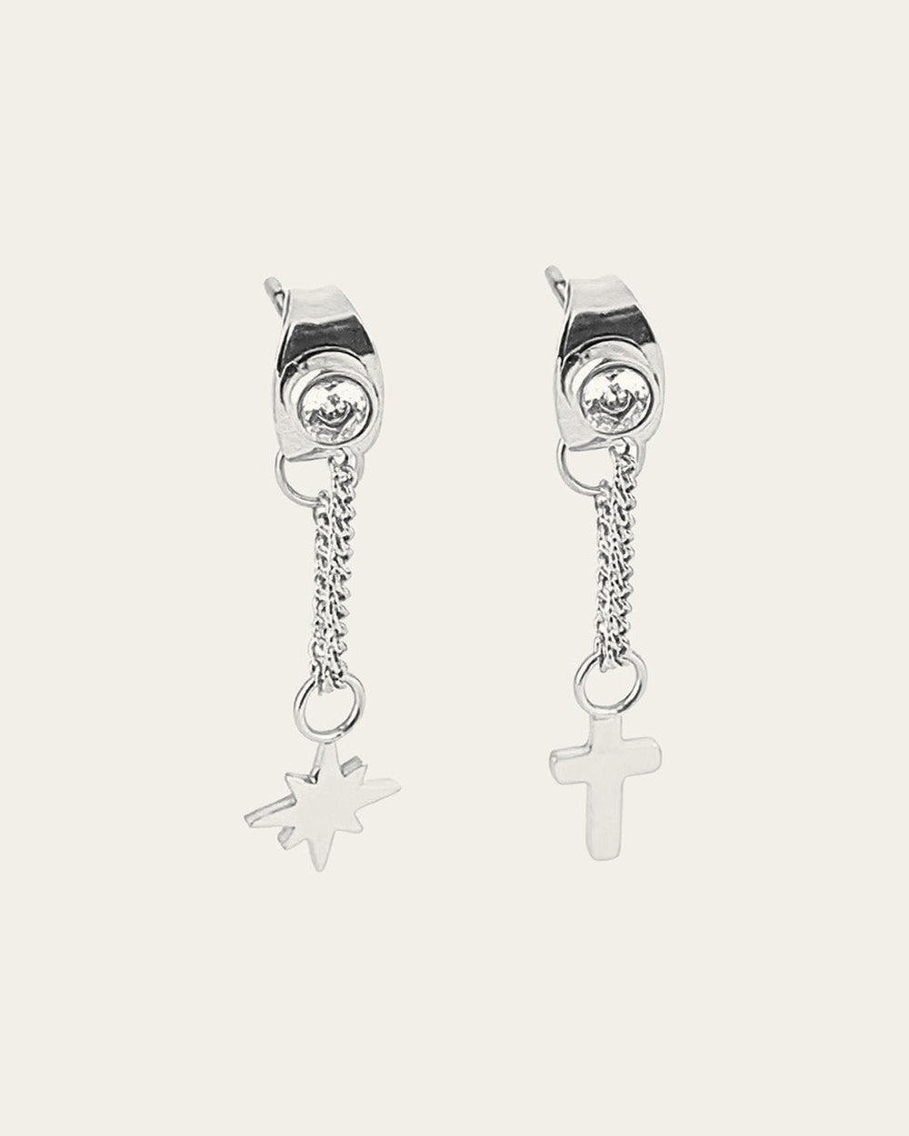 Romane Earrings (Steel)