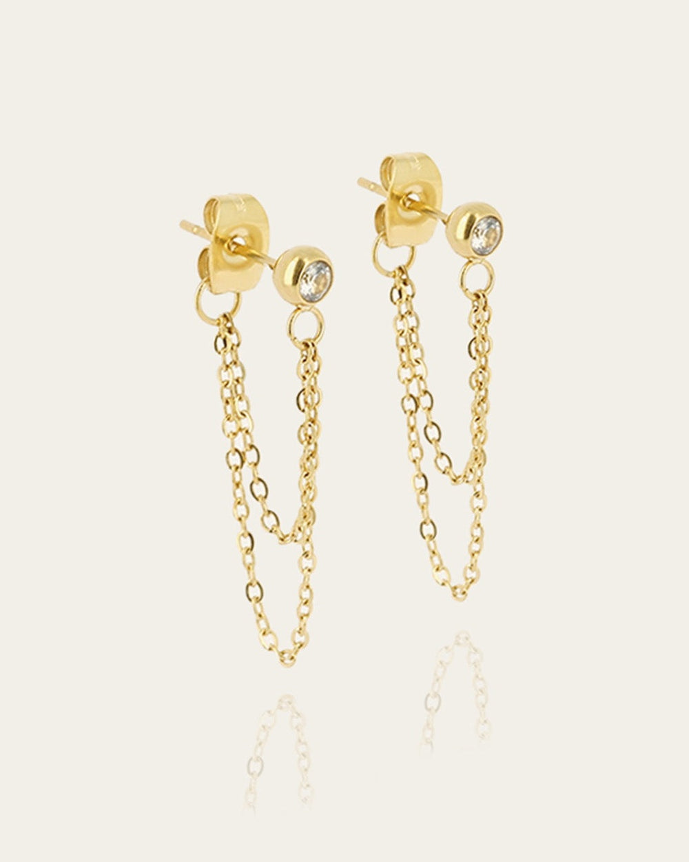 Citrus Earrings (Gold-plated steel)