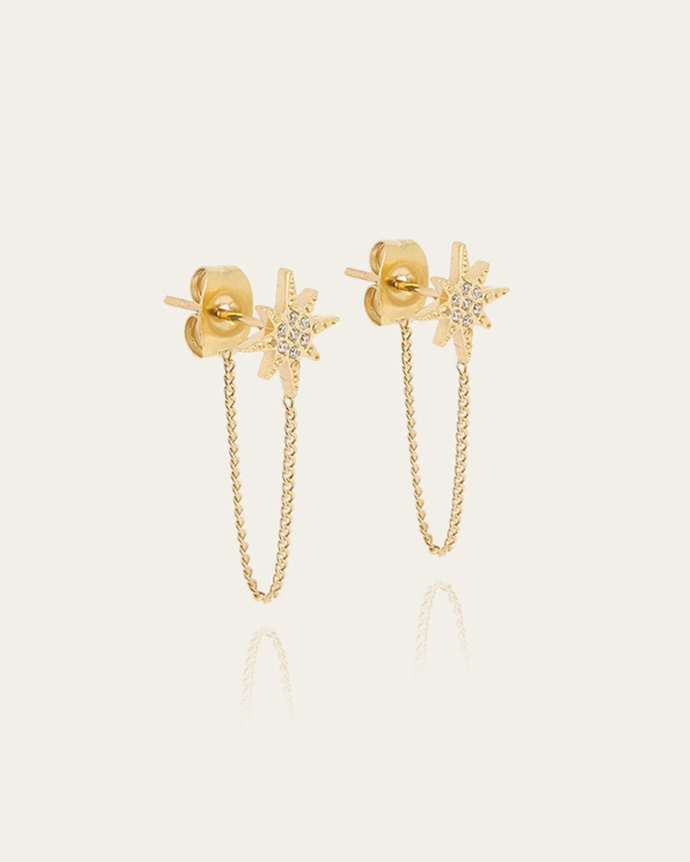Isaac Earrings (Gold-plated steel)