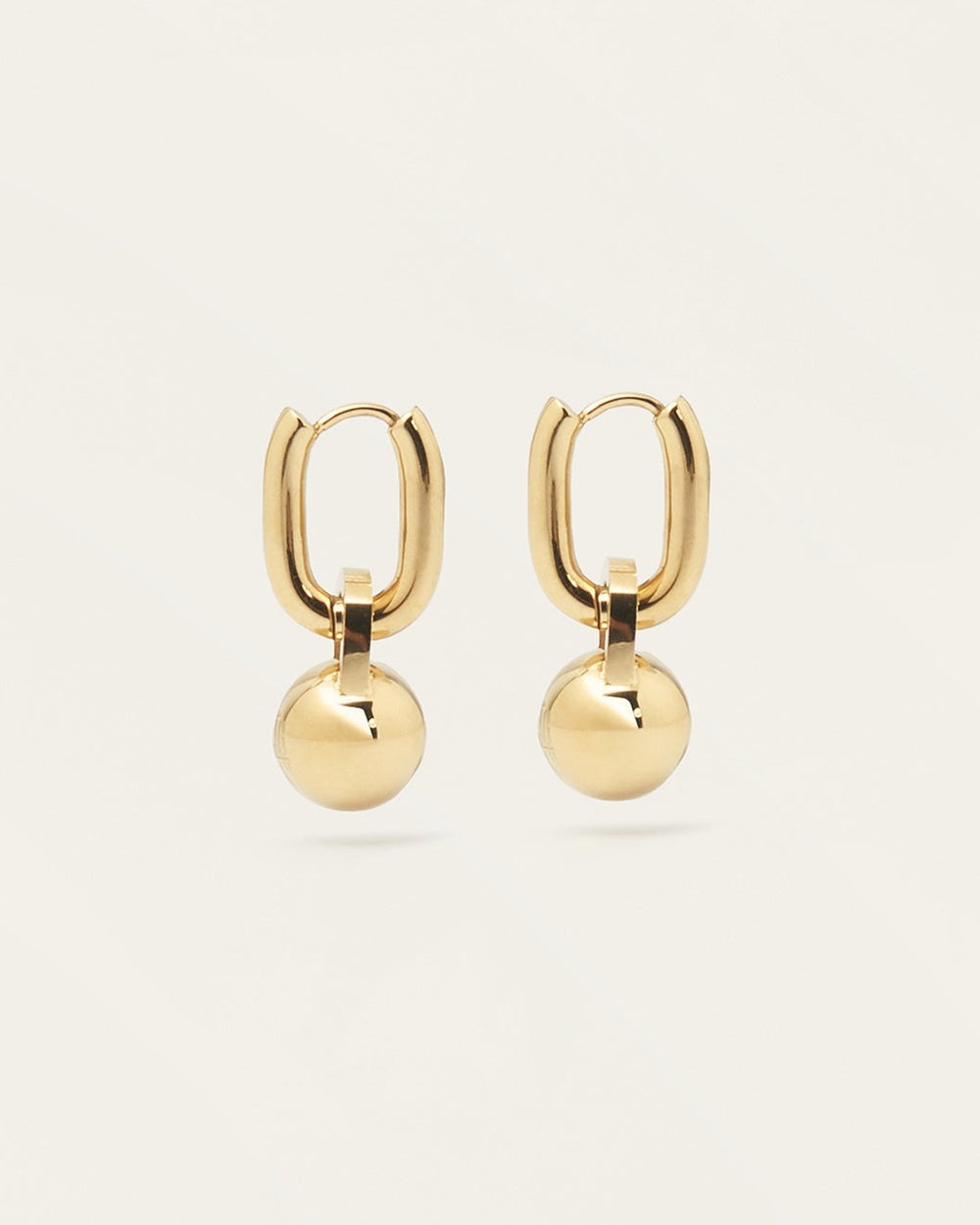 Boucles d'oreilles Shanice (Acier doré)