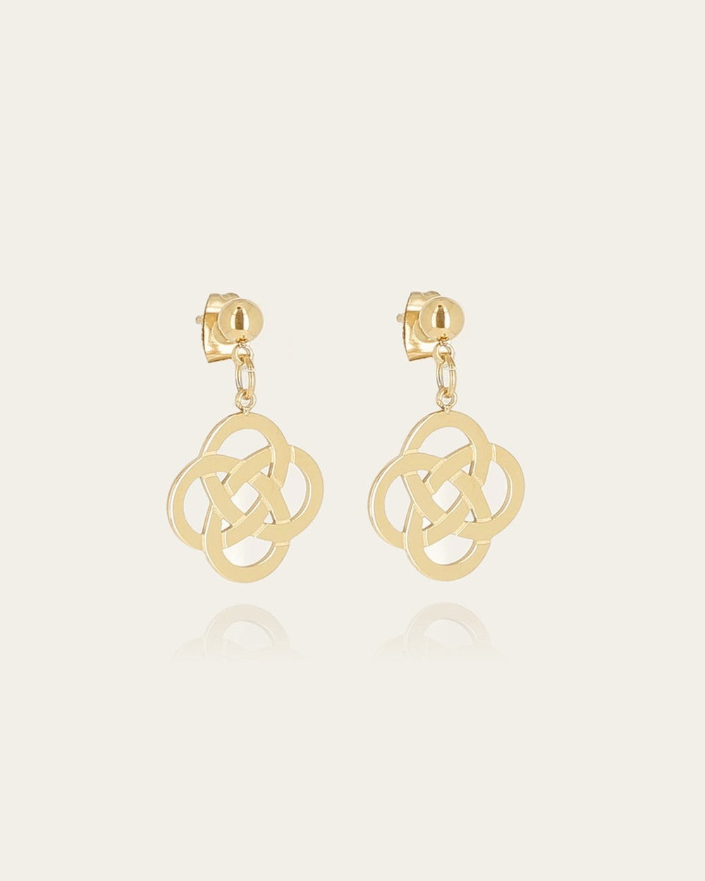 Infini Earrings (Gold-plated Steel)
