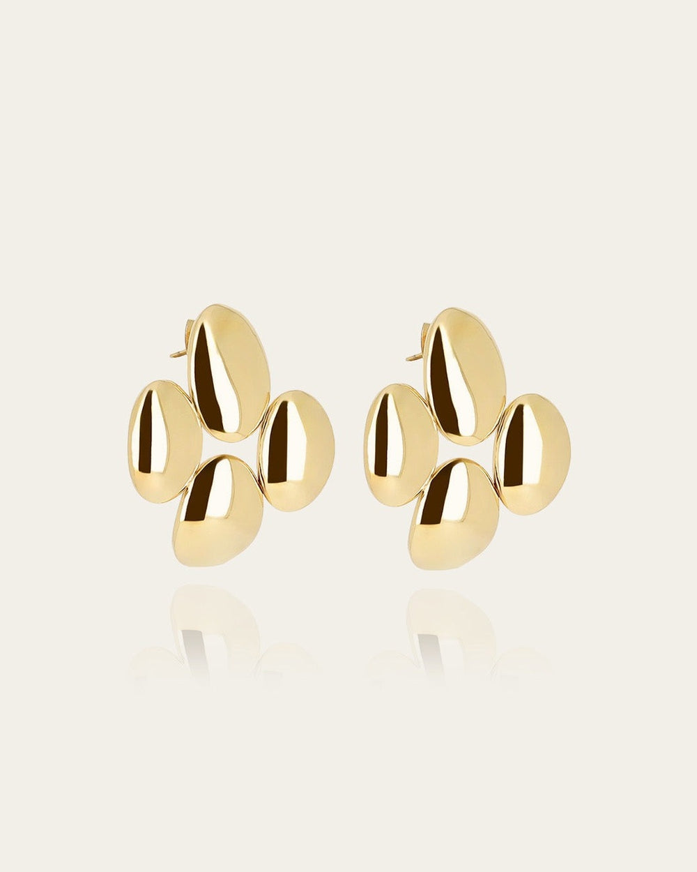 Moebi Earrings (Gold-plated Steel)