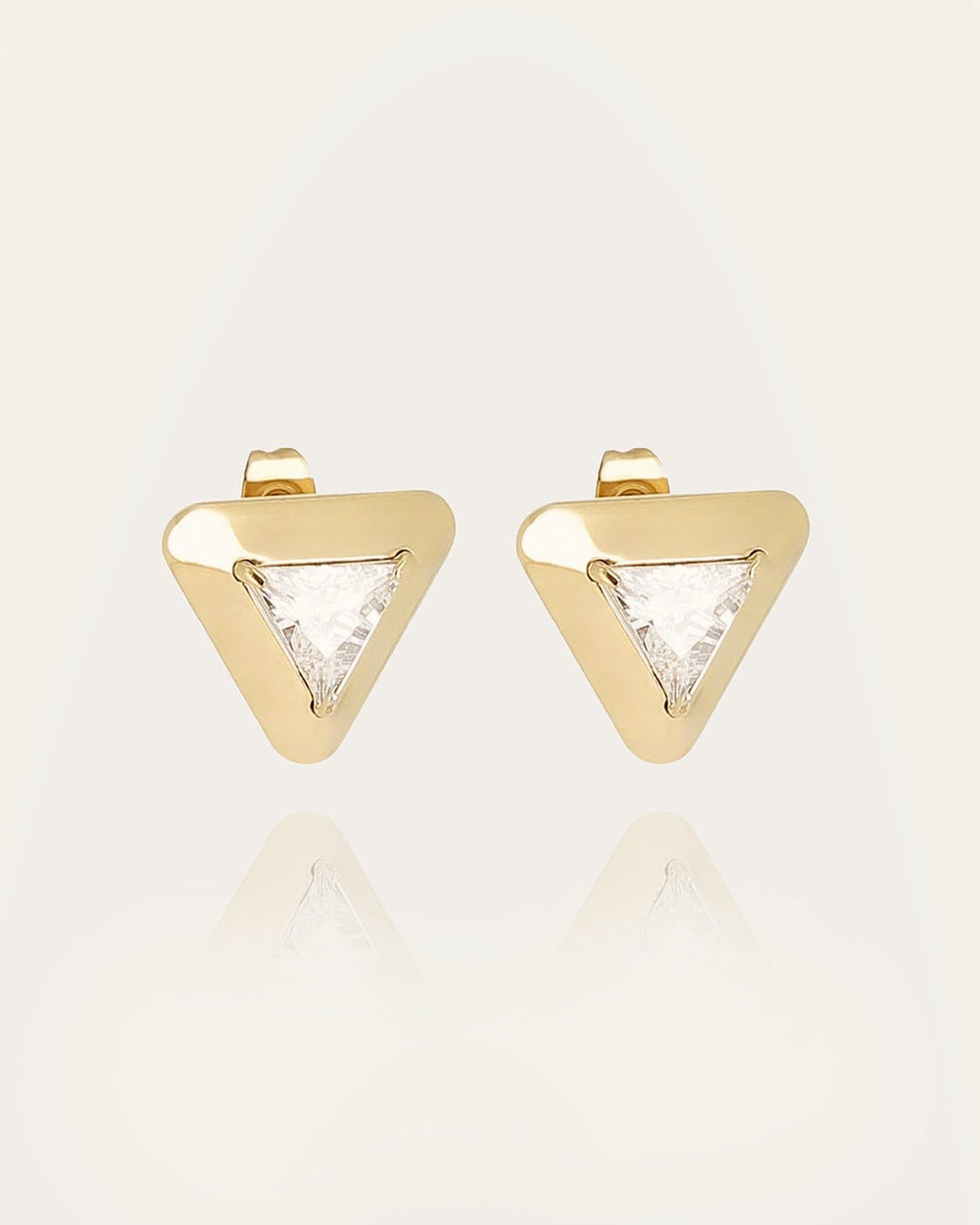 Boucles d'oreilles Goki (Acier doré)