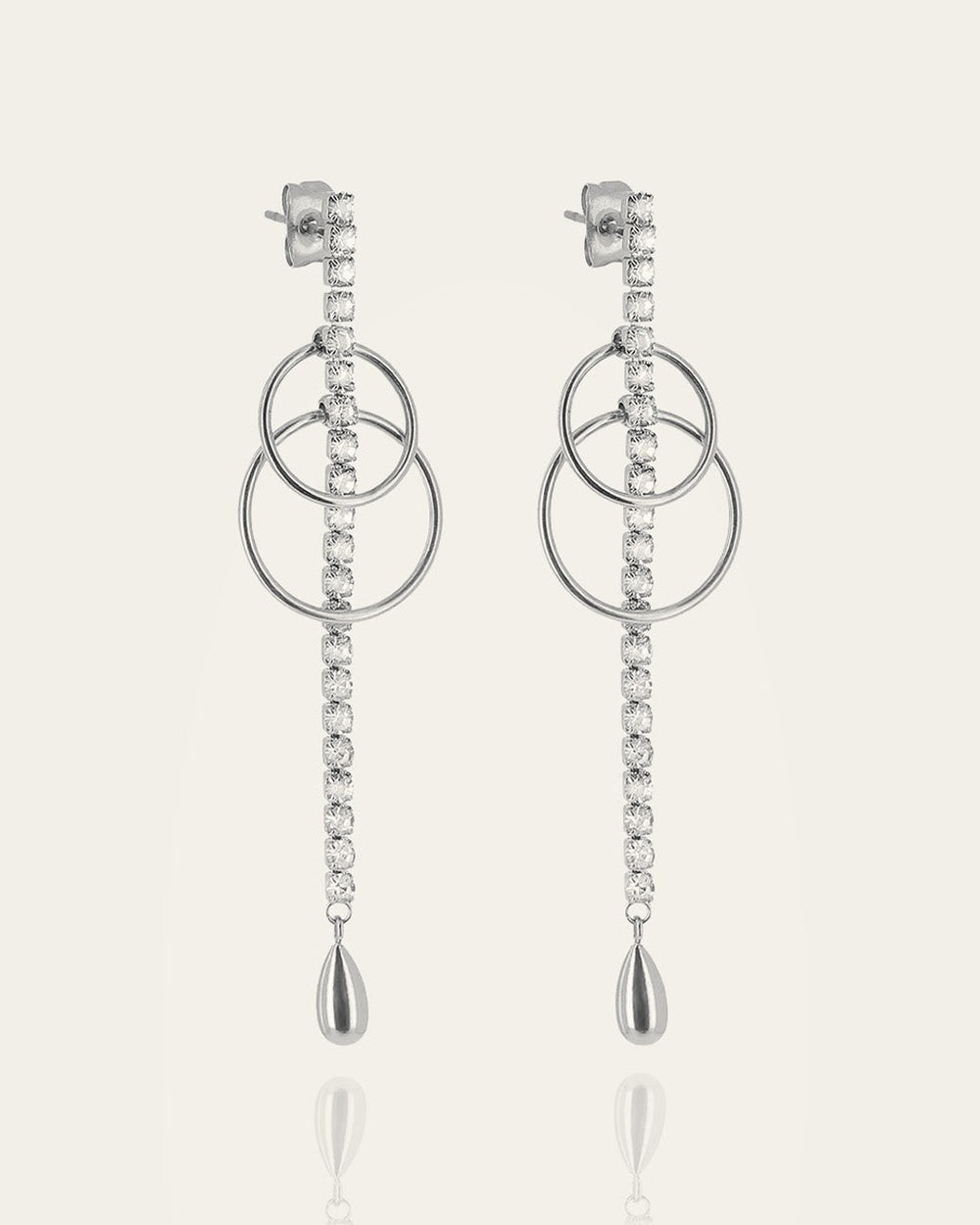 Boucles d'oreilles Ananta (Acier)