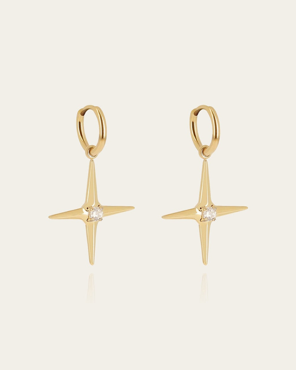 Isidore Earrings (Gold-plated Steel)