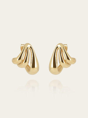 Biasi earrings (Gold-plated steel