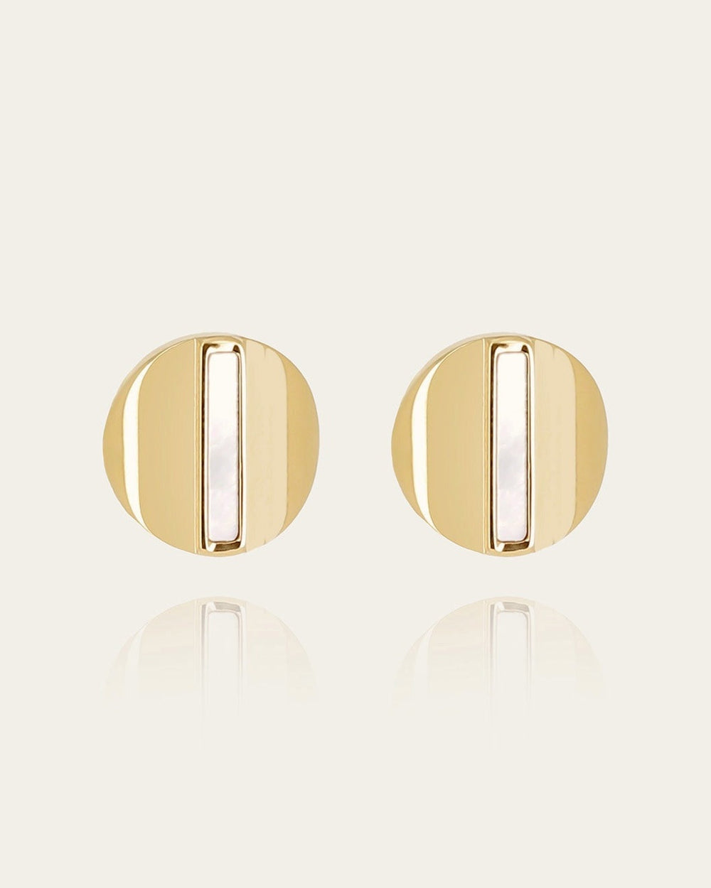 Luras earrings (Gold-plated steel)
