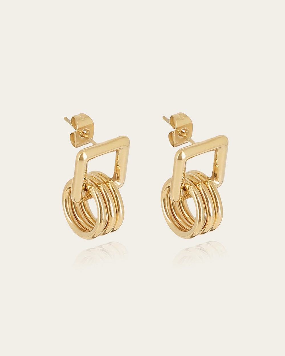 Vian Earrings (Gold-Plated Steel)