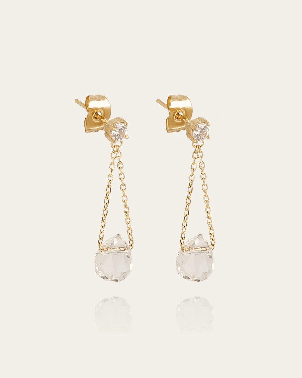 Célyne Earrings (Gold-plated Steel)