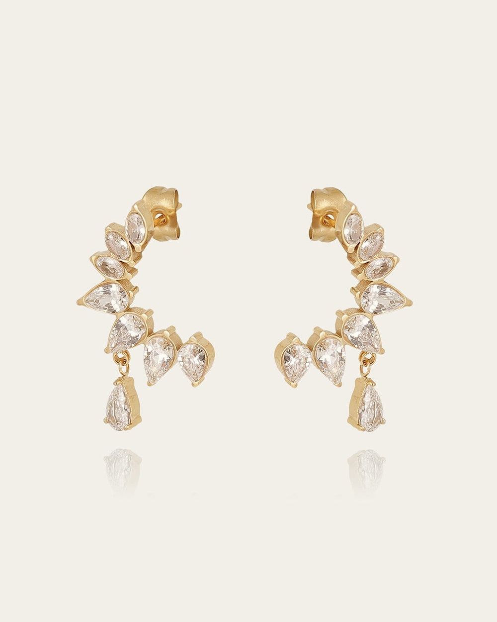 Lumoria Earrings (Gold-Plated Steel)