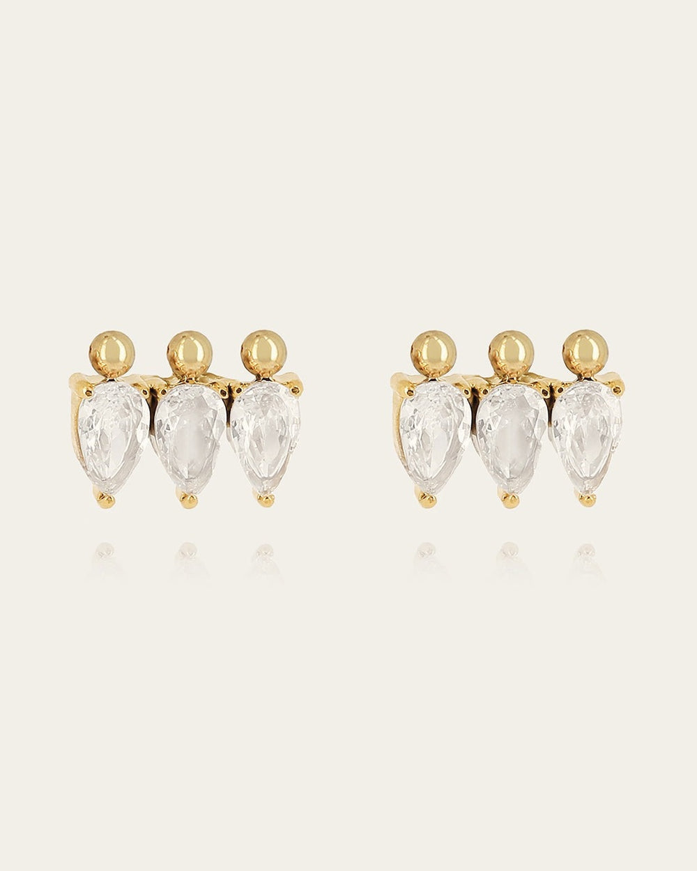 Mantua Earrings (Gold-Plated Steel)